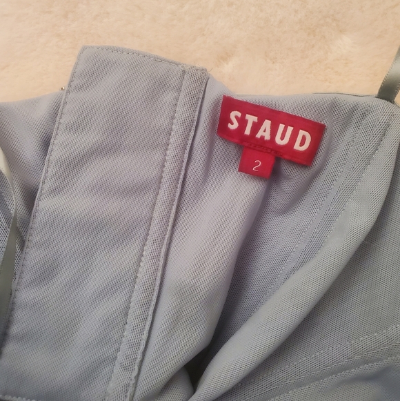 New STAUD Casey Dress Mist Size 2 - Picture 13 of 16